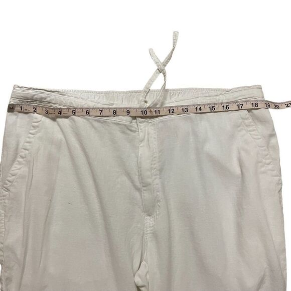 Cubavera ~ White Linen Pants ~ size XL ~ perfect for summer - Picture 7 of 8